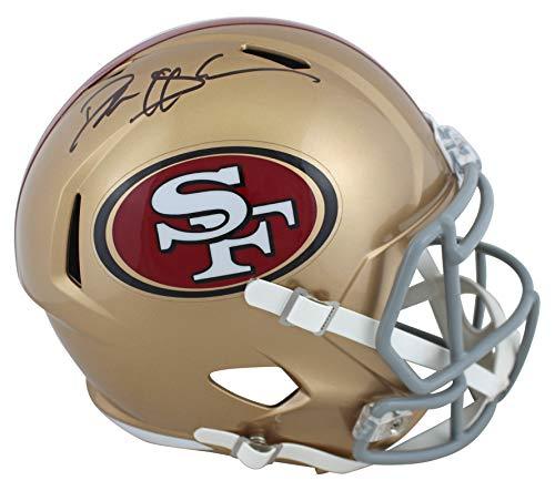49ers Deion Sanders Authentic Signed Full Size Speed Rep Helmet BAS Witnessed - 757 Sports Collectibles