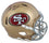 49ers Deion Sanders Authentic Signed Full Size Speed Rep Helmet BAS Witnessed - 757 Sports Collectibles