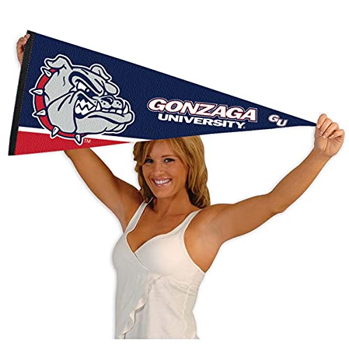 College Flags & Banners Co. Gonzaga Bulldogs Pennant Full Size Felt - 757 Sports Collectibles