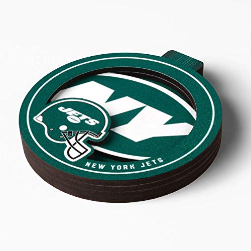 YouTheFan NFL New York Jets 3D Logo Series Ornament - 757 Sports Collectibles