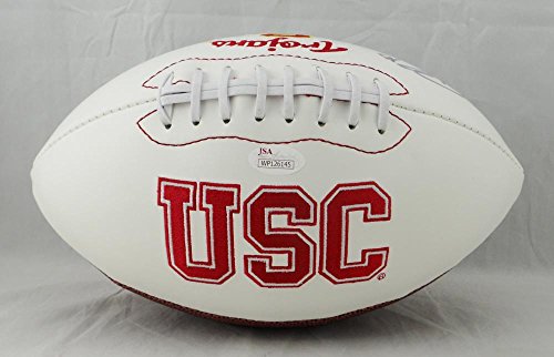 Brian Cushing Autographed USC Trojans Logo Football- JSA W Auth Left - 757 Sports Collectibles