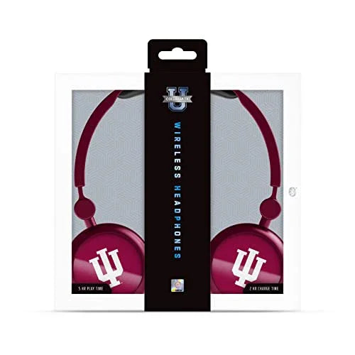 SOAR NCAA Bluetooth On-Ear Headphones, Indiana Hoosiers - 757 Sports Collectibles