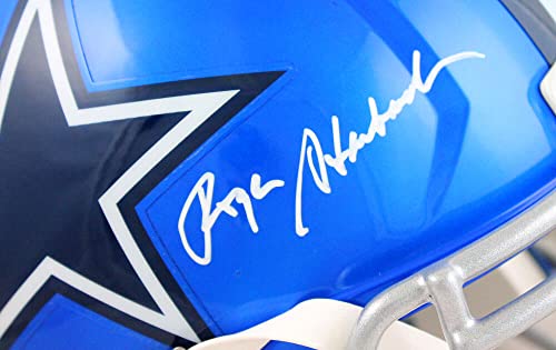 Roger Staubach Autographed Dallas Cowboys F/S Flash Speed Helmet-Beckett W Hologram White - 757 Sports Collectibles