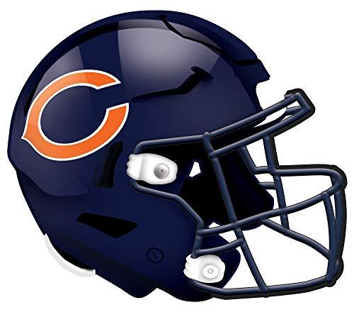 Fan Creations NFL Chicago Bears Unisex Chicago Bears Authentic Helmet, Team Color, 12 inch - 757 Sports Collectibles
