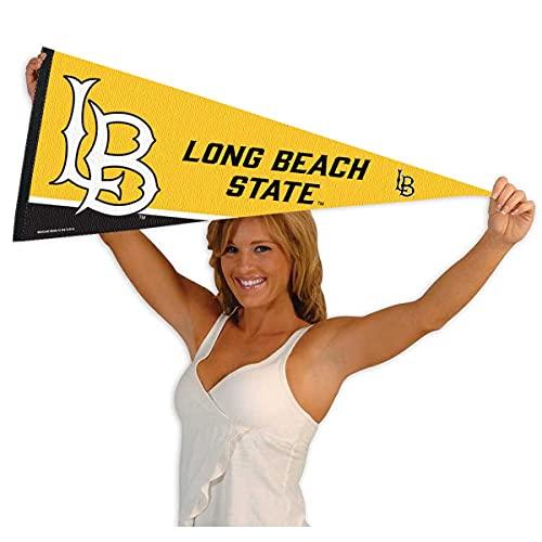 College Flags & Banners Co. Cal State Long Beach Pennant Full Size Felt - 757 Sports Collectibles