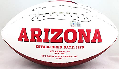 AJ Green Autographed Arizona Cardinals Logo Football- Beckett W Black - 757 Sports Collectibles