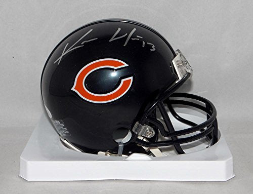 Kevin White Autographed Chicago Bears #13 silver Mini Helmet- JSA Witness Auth