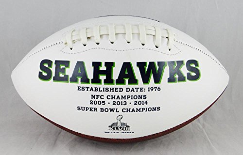 Brian Bosworth Autographed Seattle Seahawks Logo Football- Beckett Auth - 757 Sports Collectibles