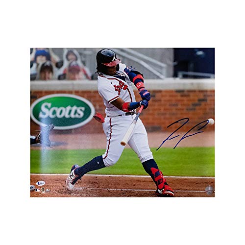 Ronald Acuna Jr Autographed Atlanta Braves 16x20 Photo - BAS COA (Horizontal) - 757 Sports Collectibles