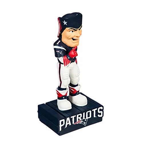 Team Sports America NFL New England Patriots Fun Colorful Mascot Statue 12 Inches Tall - 757 Sports Collectibles