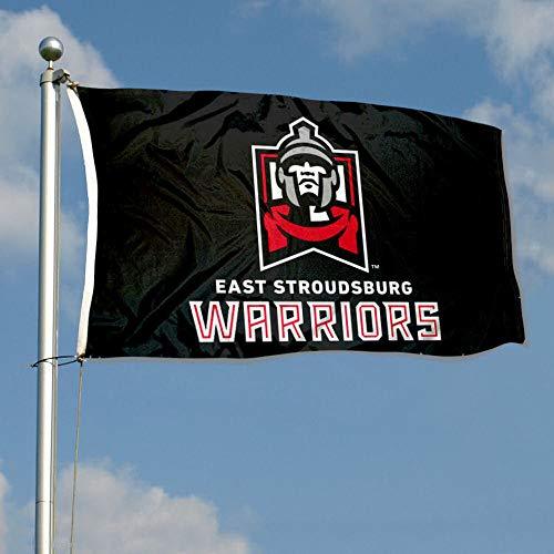 College Flags & Banners Co. East Stroudsburg Warriors Black Flag - 757 Sports Collectibles