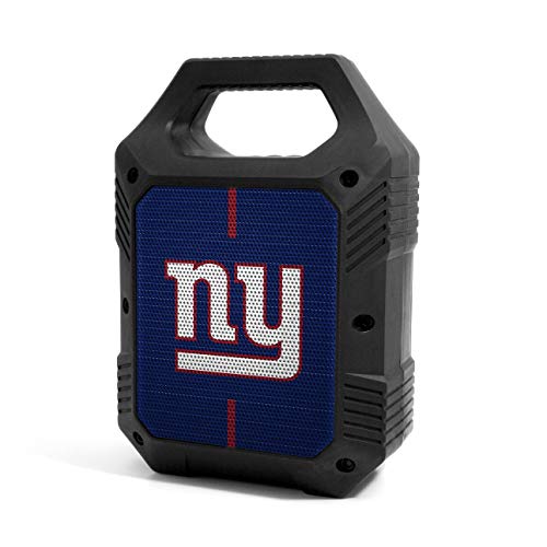 NFL New York Giants ShockBox XL Wireless Bluetooth Speaker, Team Color - 757 Sports Collectibles