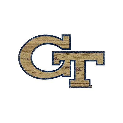Fan Creations NCAA Georgia Tech Unisex Georgia Tech Team Logo 8in Cutout, Team Color, 8 inch - 757 Sports Collectibles