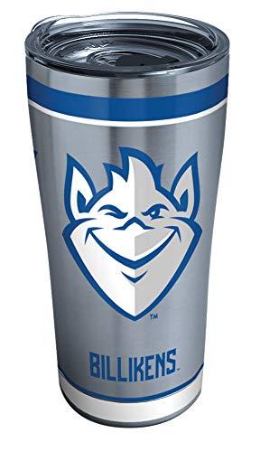 Tervis NCAA St Louis University Billikens Tradition Stainless Steel Insulated Tumbler with Lid, 20 oz, Silver - 757 Sports Collectibles