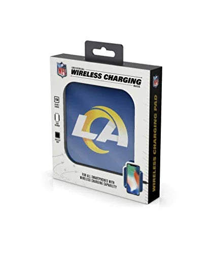 NFL St. Louis Rams Wireless Charging Pad, White - 757 Sports Collectibles