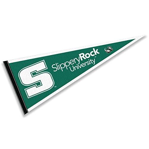 College Flags & Banners Co. Slippery Rock Pennant - 757 Sports Collectibles