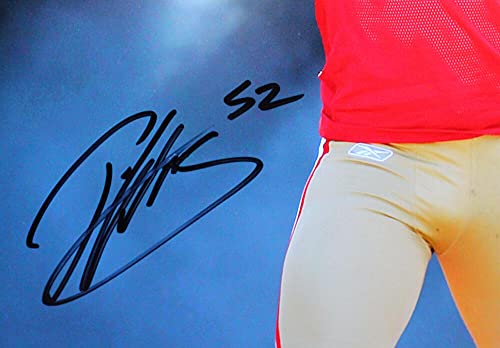 Patrick Willis Signed San Francisco 49ers Flexing 16x20 HM Photo- Beckett W Blk - 757 Sports Collectibles