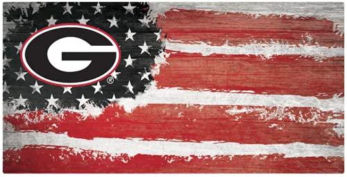 Fan Creations NCAA Georgia Bulldogs Unisex University of Georgia Flag Sign, Team Color, 6 x 12 - 757 Sports Collectibles