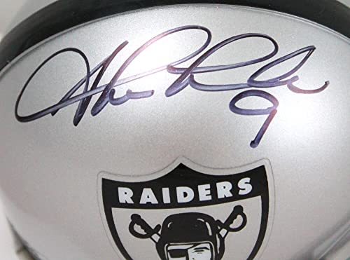 Shane Lechler Autographed Oakland Raiders 1963 Mini Helmet-Beckett W Hologram Black - 757 Sports Collectibles