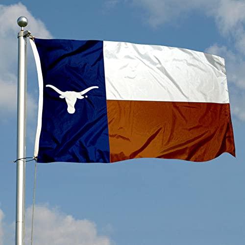 College Flags & Banners Co. Texas Longhorns Texas State Flag - 757 Sports Collectibles