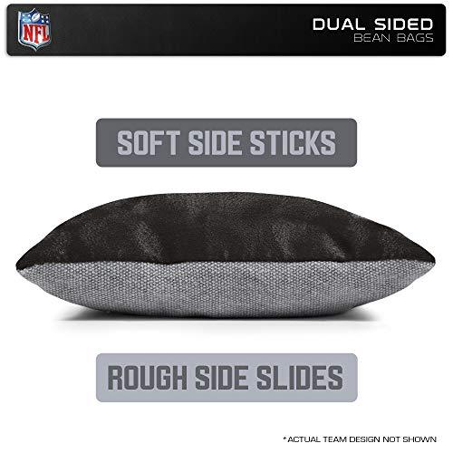 Wild Sports NFL Los Angeles Rams 8pk Dual Sided Bean Bags, Team Color - 757 Sports Collectibles