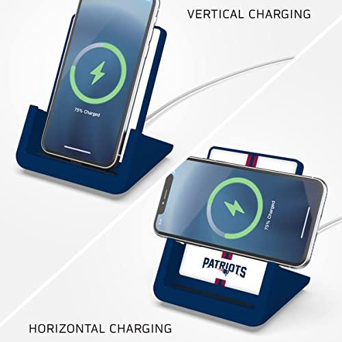 SOAR NFL Wireless Charging Stand, New England Patriots - 757 Sports Collectibles