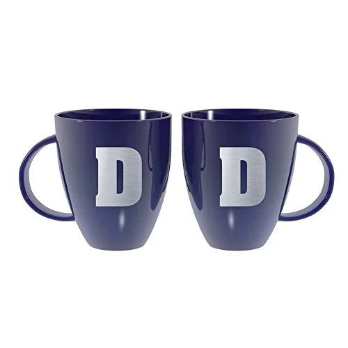 Team Sports America Dallas D Dark Blue Lustre Bistro Coffee Mug, 18 Ounces - 757 Sports Collectibles