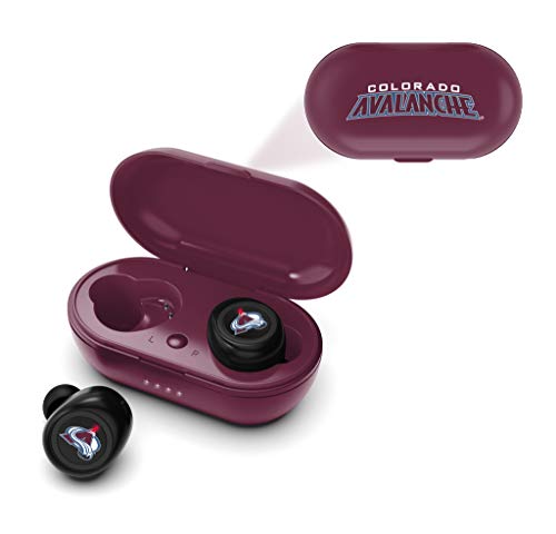 NHL Colorado Avalanche True Wireless Earbuds, Team Color - 757 Sports Collectibles