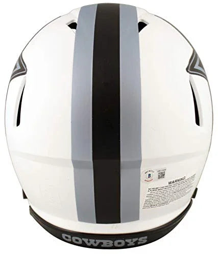 Cowboys Michael Irvin Authentic Signed Lunar Full Size Proline Helmet BAS Wit - 757 Sports Collectibles