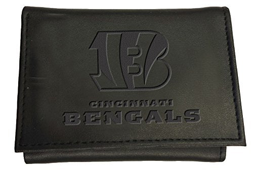Team Sports America Cincinnati Bengals Tri-Fold Leather Wallet - 757 Sports Collectibles