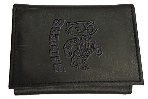 Team Sports America Leather Wisconsin-Madison Badgers Tri-fold Wallet - 757 Sports Collectibles