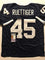 Autographed/Signed Rudy Ruettiger Notre Dame Blue College Football Jersey JSA COA - 757 Sports Collectibles
