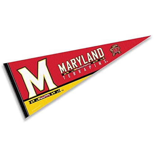 College Flags & Banners Co. Maryland Pennant Full Size Felt - 757 Sports Collectibles