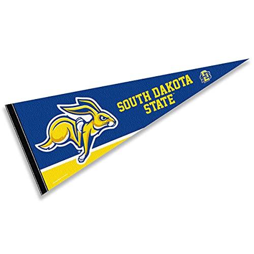 College Flags & Banners Co. South Dakota State Jackrabbits Pennant Full Size Felt - 757 Sports Collectibles