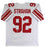 Michael Strahan Authentic Signed White Pro Style Jersey BAS Witnessed - 757 Sports Collectibles