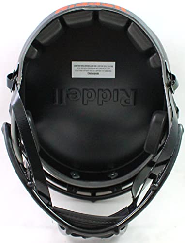 Warren Sapp Signed Miami Hurricanes Eclipse Speed FS Helmet w 91-BeckettWOrange - 757 Sports Collectibles