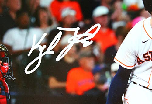 Kyle Tucker Autographed 8x10 HM Batting Photo- TriStar Authenticated White - 757 Sports Collectibles