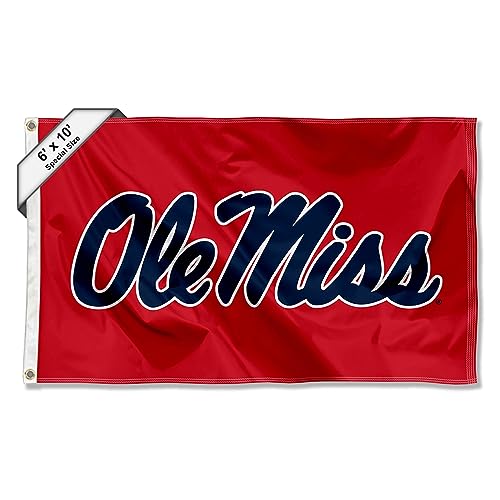 University of Mississippi 6x10 Feet Large Flag - 757 Sports Collectibles