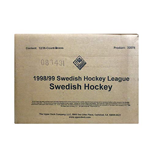 1998-99 Upper Deck Collector's Choice Swedish Hockey League 12-Box Case - 757 Sports Collectibles