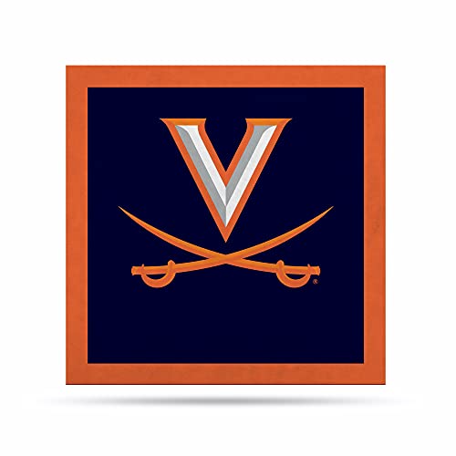 Rico Industries NCAA Virginia Cavaliers Personalized 23" Felt Wall Banner - Sports Decor for Man Cave, Game Room, Office & Bedroom - Long-Lasting, Customizable Wall Decorations - Made in The USA - 757 Sports Collectibles