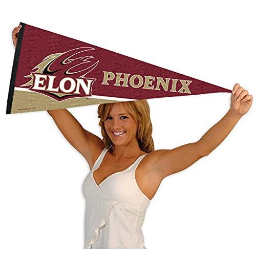 College Flags & Banners Co. Elon Phoenix Pennant - 757 Sports Collectibles