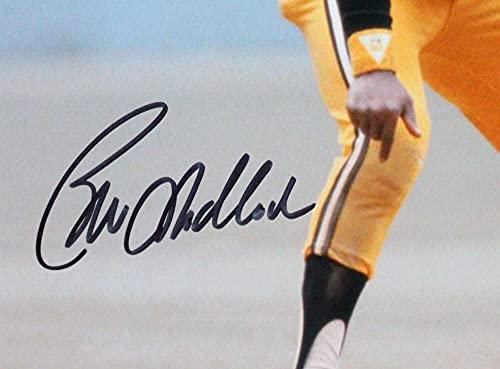 Bill Madlock Autographed Pirates Catch Stance 8x10 Photo-JerseySource Black - 757 Sports Collectibles
