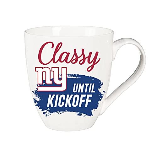 Team Sports America New York Giants, Ceramic Cup O'Java 17oz Gift Set - 757 Sports Collectibles