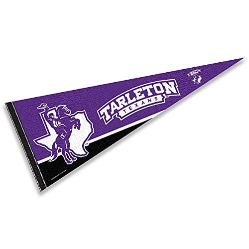 College Flags & Banners Co. Tarleton State Texans Pennant Full Size Felt - 757 Sports Collectibles