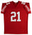 Frank Gore Authentic Signed Red Pro Style Jersey Autographed BAS Witnessed - 757 Sports Collectibles