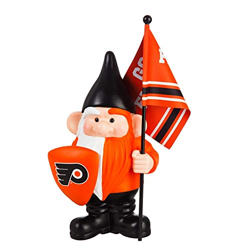 Team Sports America Philadelphia Flyers, Flag Holder Gnome - 757 Sports Collectibles