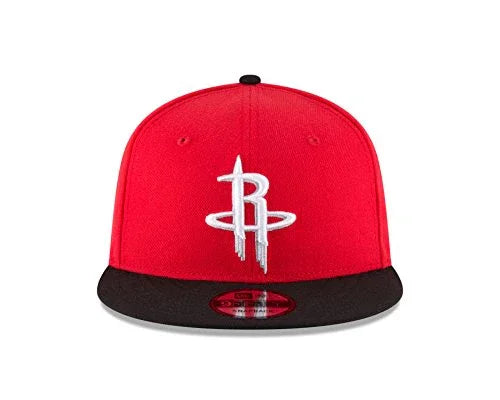 NBA Houston Rockets Adult Men NBA 9Fifty 2Tone Snapback Cap,OSFA,Red - 757 Sports Collectibles