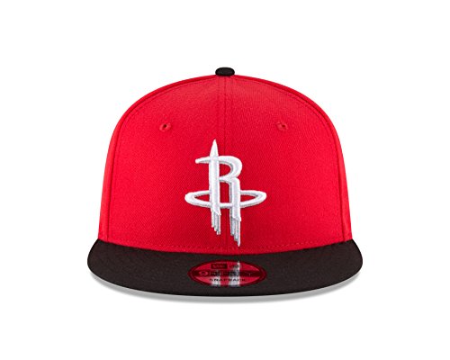 NBA Houston Rockets Adult Men NBA 9Fifty 2Tone Snapback Cap,OSFA,Red - 757 Sports Collectibles