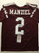 Autographed/Signed Johnny Manziel Texas A&M Maroon College Football Jersey JSA COA - 757 Sports Collectibles