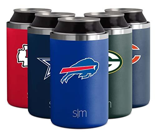 Simple Modern NFL Buffalo Bills Insulated Ranger Can Cooler, for Standard Cans - Beer, Soda, Sparkling Water and More - 757 Sports Collectibles